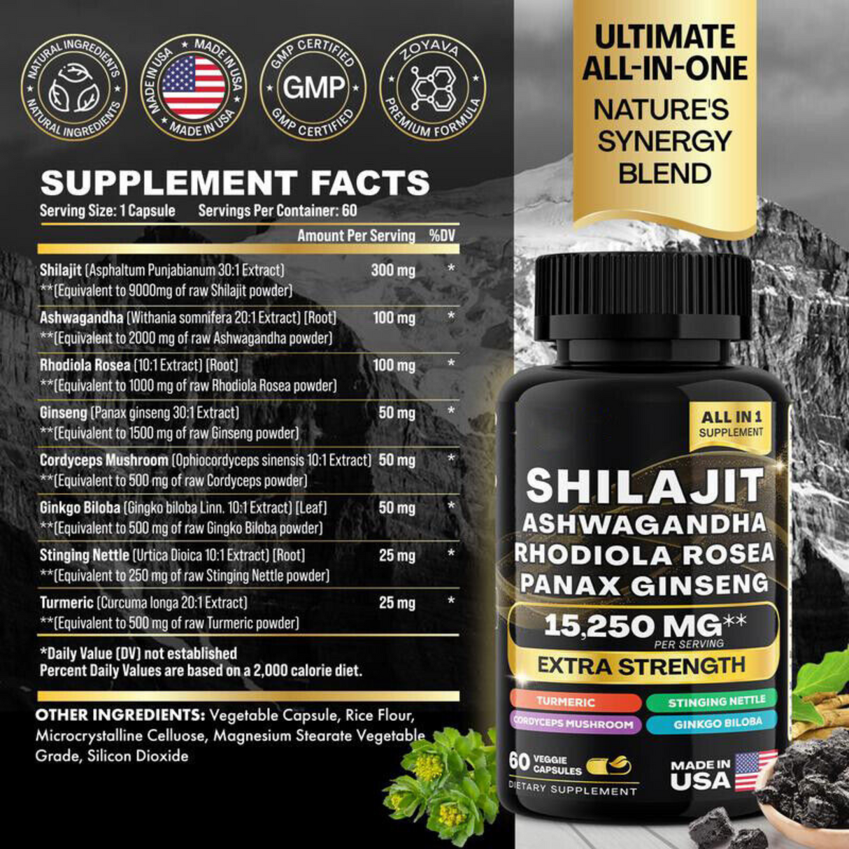 Dynamic Vitality Bundle - Sea Moss Multivitamin & Shilajit Power Combo